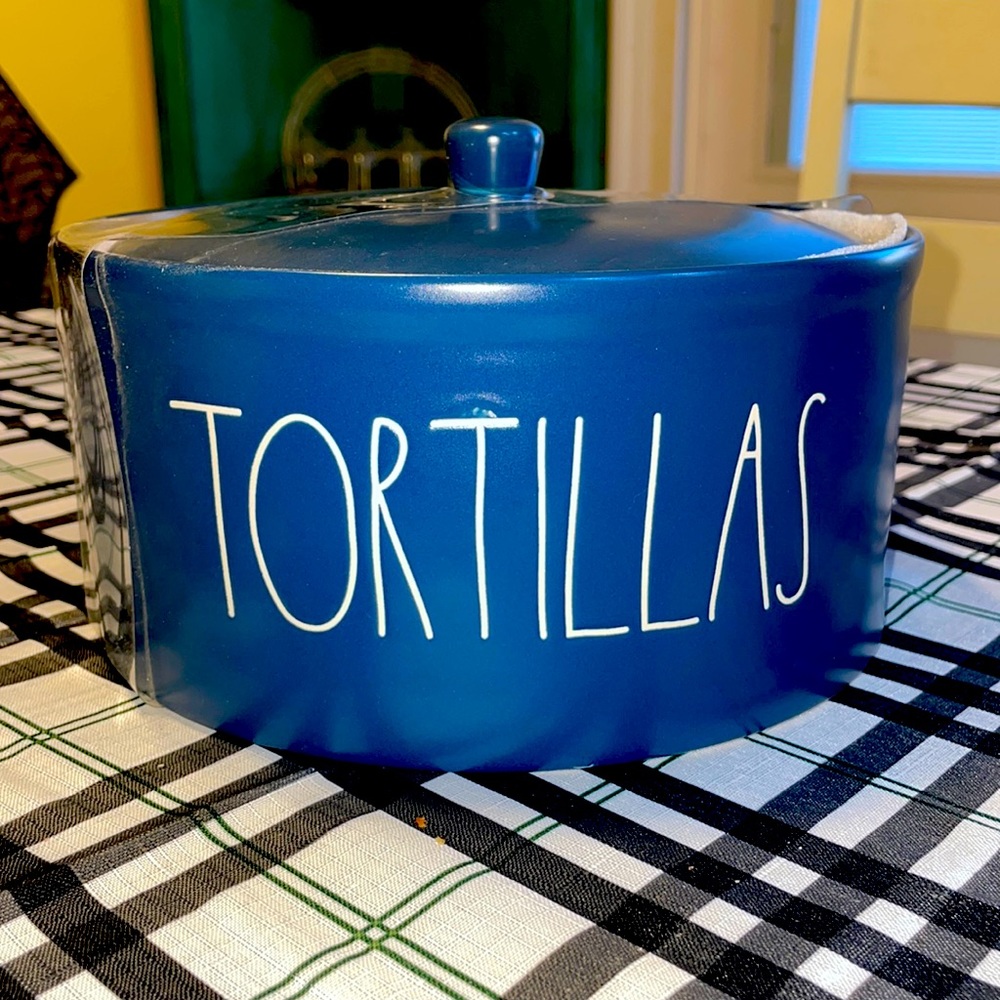Rae Dunn Navy Blue Tortilla Dish